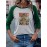 Women's Retro Anime Cat Eating Ramen Graphic Raglan Long Sleeve T-Shirt - Color Block Casual Top with Japanese-Inspired Design, Soft Stretch Fabric, Machine Washable for Spring/Fall, Spring Fall Apparel, Playful Design, Comfortable Fit