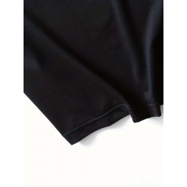 Women'S Casual Long Sleeve Crew Neck Top with Inspirational 