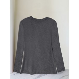 Women's West Coast Surf Gradient Tie-Dye Long Sleeve T-Shirt, Bright Yellow Crew Neck with Artistic Ocean Wave Print, Stretchy Polyester Blend, Casual Spring/Summer Sportswear, Machine Washable, Beach Wear