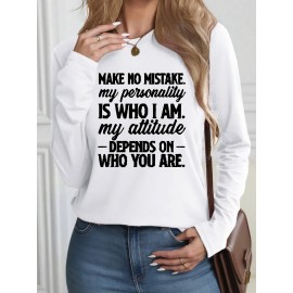 Women's Green Motivational Quote T-Shirt - 